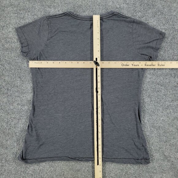 Columbia Shirt Women's Large Gray Graphic Tee Crew Neck Short Sleeve Top Adult L - Picture 12 of 16